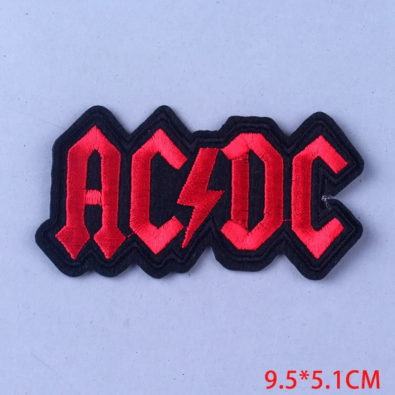 ZQ-PE0919CT DIY Nirvana патч группа acdc патч, вышитые патчи для одежды музыка рок группа железо на патчи логотип значок аппликация полосы F - Цвет: ZQ-PE0919CT