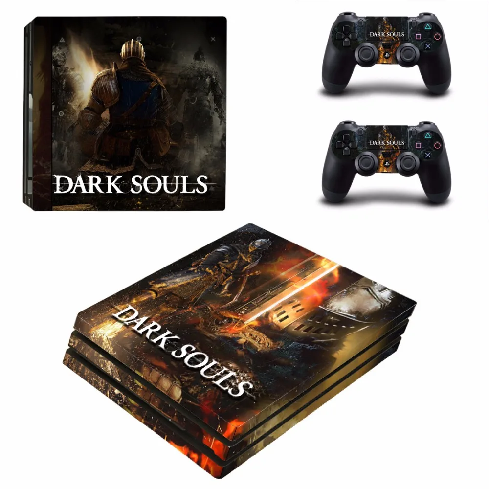 Игры Dark Souls PS4 Pro переводная картинка наклейка для Sony PlayStation 4 консоли и 2