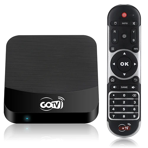 Бренд GO tv Android 7.1.2 телеприставка IPTV с бразильским live+ VOD+ воспроизведение Netflix И mx_плеер для Южной Америки - Color: Black