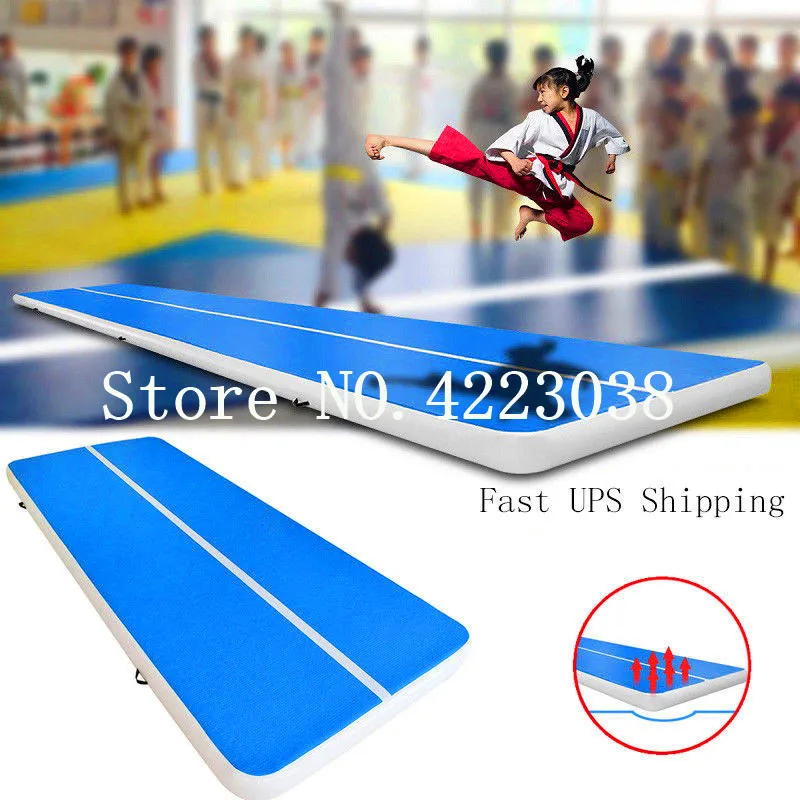 Pаспродажа Бесплатная доставка, Бесплатный насос, 6x2x0,2 м гимнастика надувная воздушная дорожка Tumbling коврик для гимнастики для взрослых