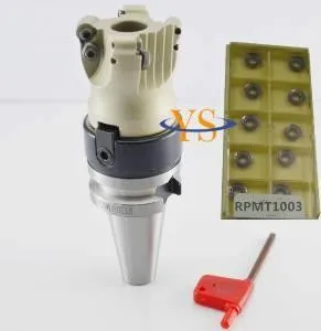 BT40 FMB22 45 & Эми 5R 50 22 4T 4 флейты торцевая фреза 10 шт. RPMT1003 фрезерный станок с ЧПУ|milling
