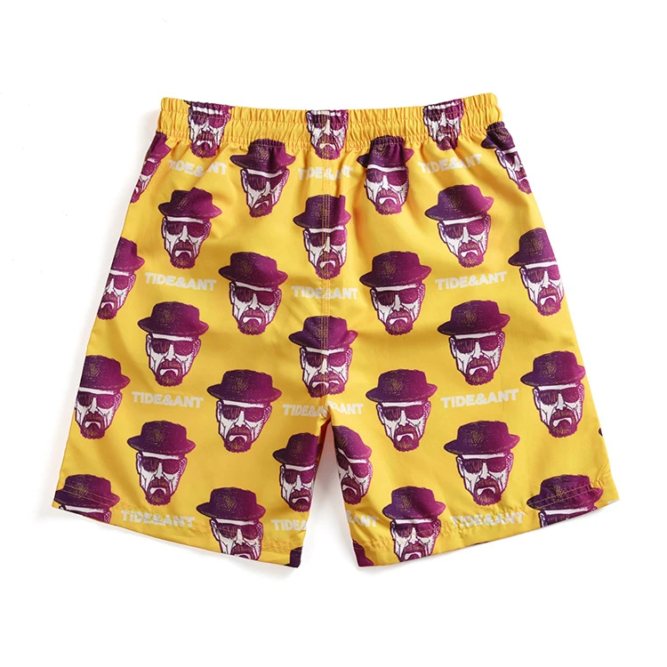 

Hot Sale Summer Plus Size Sports Sexy Bikini Mens Print Beach Shorts Quick Dry Swimsuit Swim Trunks Beachwear Running Swimwear