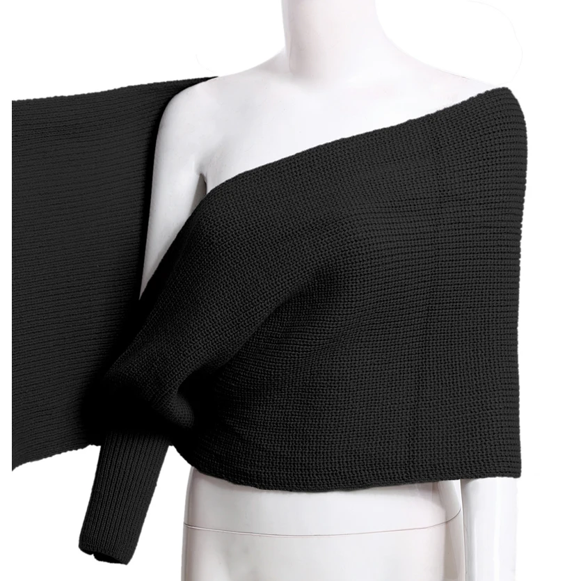 Women Fashion Sexy Off Shoulder Cross Twist Knit Sweater Loose Batwing Long Sleeve Jumper Knitted Pullover Tops MT2097 | Женская одежда