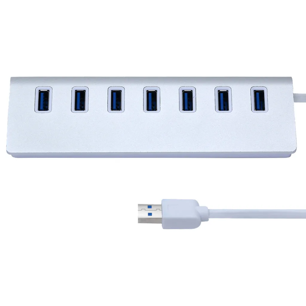 CARPRIE usb-хаб высококачественный 7-портовый USB 3 0 концентратор алюминиевые данные с