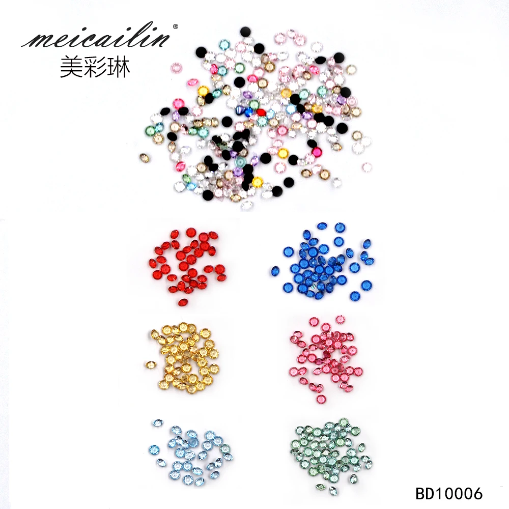Meicailin 150 шт./кор. смешанные цвета Стразы с цирконом s бриллианты мини 3D микро дизайн