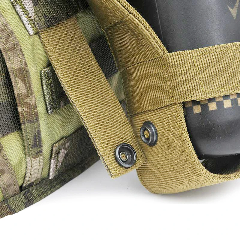 MilitaryTactical Прочный портативный Нейлоновый Регулируемый волшебный чехол для бутылки воды Открытый Кемпинг пеший Туризм Дикий портативный сумка DLY007