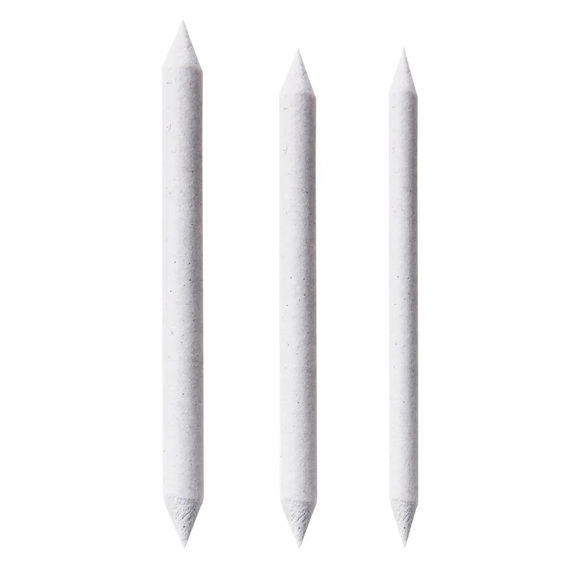 3pcs Double-head Stump Sketch Art Drawing Pen Smear Tortillon Tool Rice Paper for Shadows Making Modify Brush |