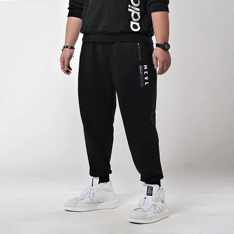 Мужские спортивные штаны HMILY большие размеры 7XL эластичные для фитнеса бега