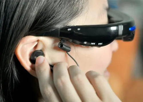 Mobile Theatre Video Glasses Movies on 52 Inch Virtual Screen HD 3D Stereo Eyewear free shipping|movie provider|movie theater 3d glassesglasses video