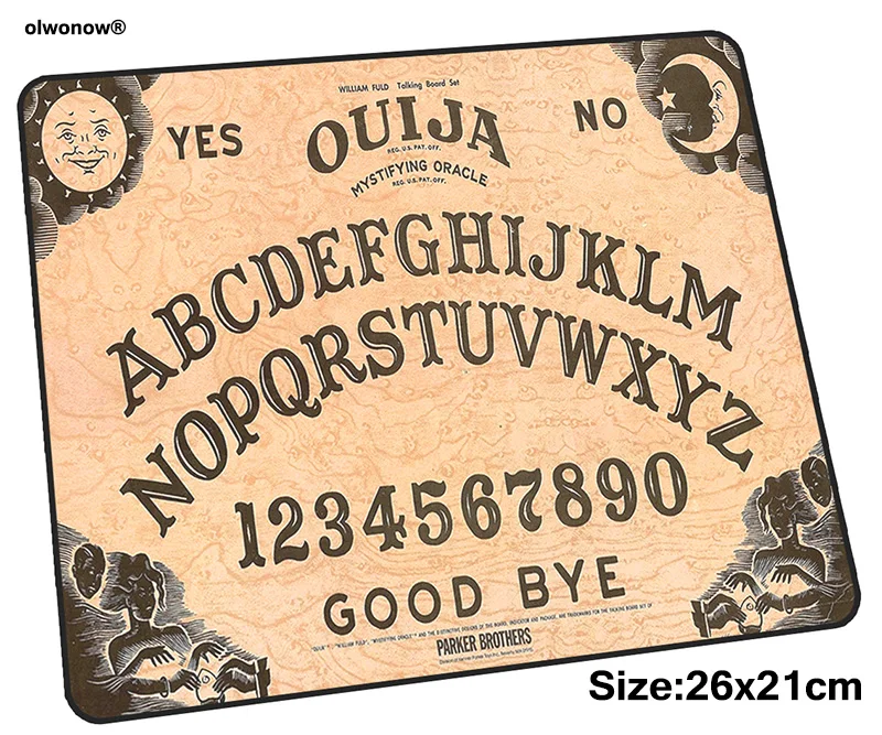 Коврик для мыши ouija 26x21 см игровой коврик большой геймеров крутой новый