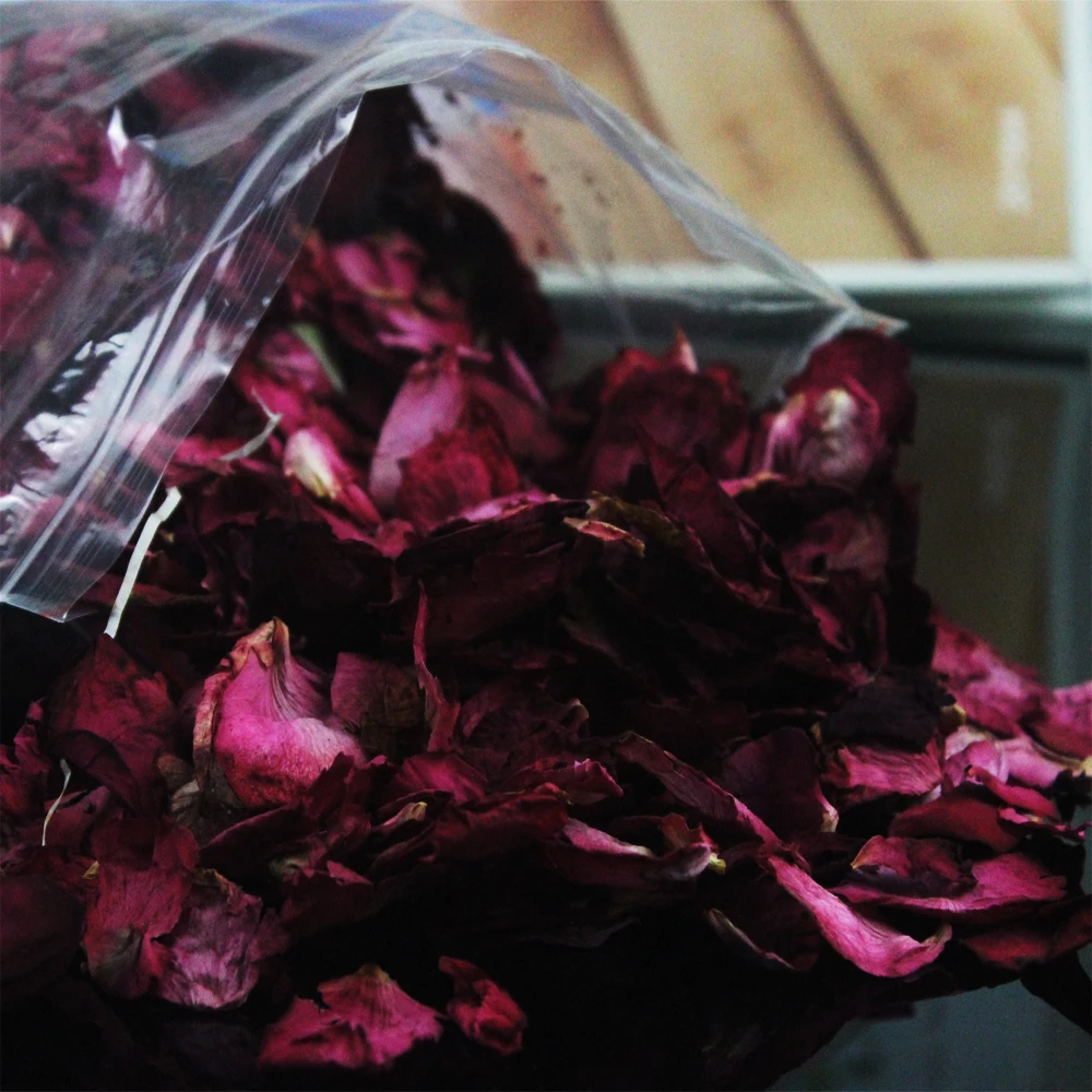 Сушеные лепестки роз 250 искусственных средств для ванной натуральные сухие