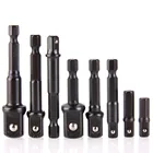 Набор адаптеров для ударных сверл, комплект стальных шариковых насадок с шестигранным хвостовиком, 58 шт., 14 дюйма