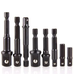 Набор адаптеров для ударных сверл, комплект стальных шариковых насадок с шестигранным хвостовиком, 58 шт., 14 дюйма