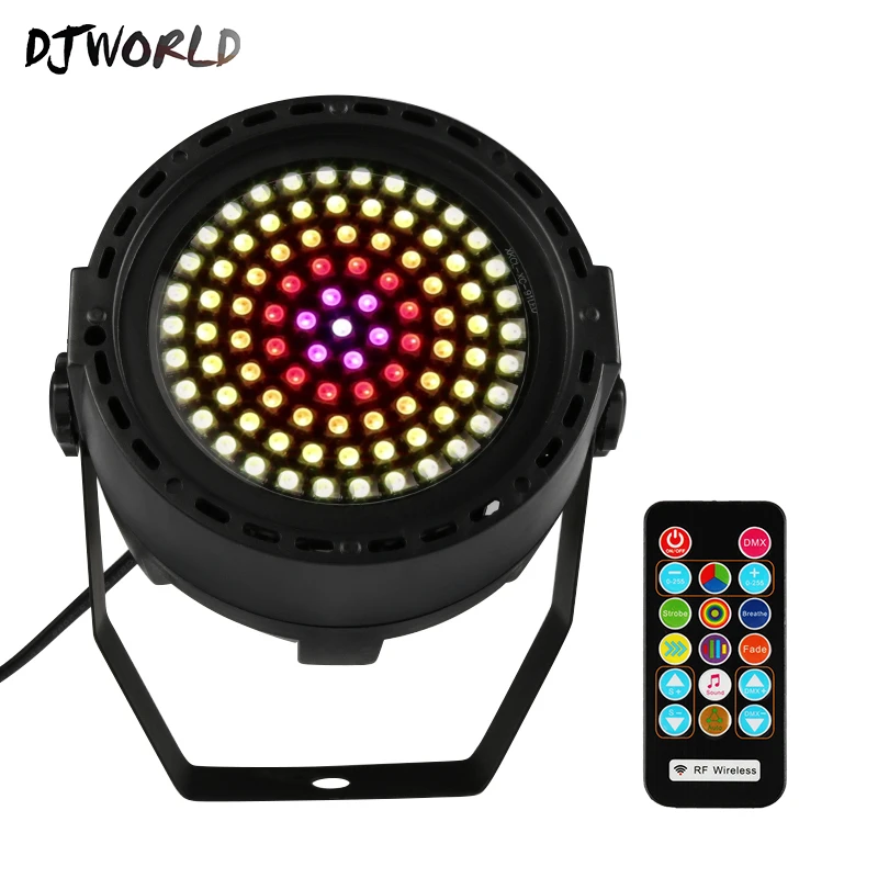 Маленький 91 RGB смешанный LED DMX сценическое освещение стробоскопы диско DJ Домашний