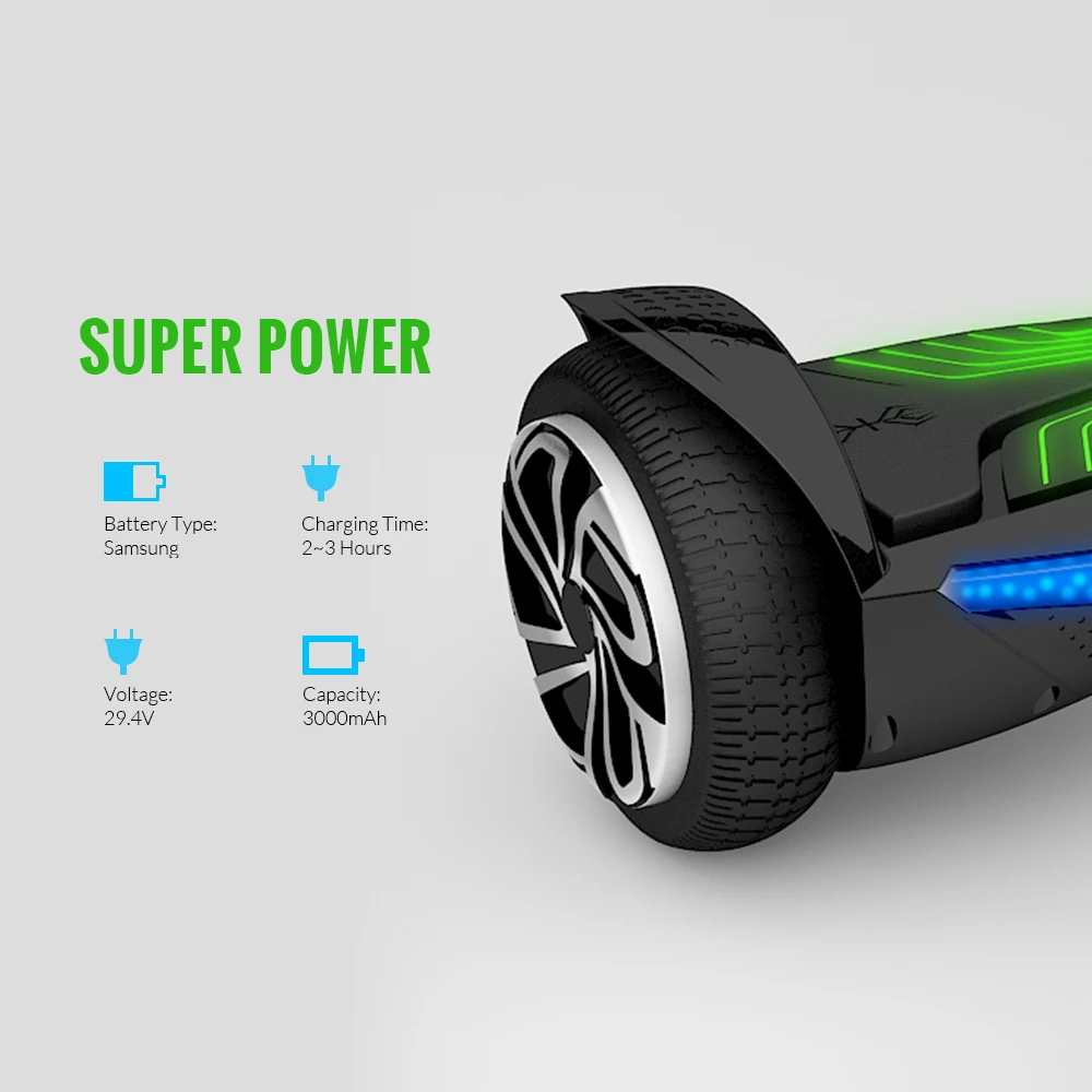Koowheel K3 6 5 Дюймов Электрический Скутер Ховерборд с Bluetooth самобалансирующийся