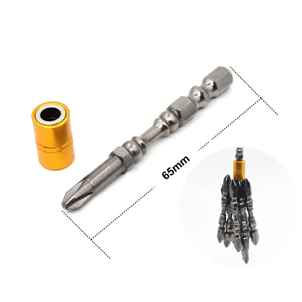 PH2 Hardness 65MM Cross Head Screwdriver Bit Single Electric Phillips Screw Driver With Magnetic Ring | Инструменты