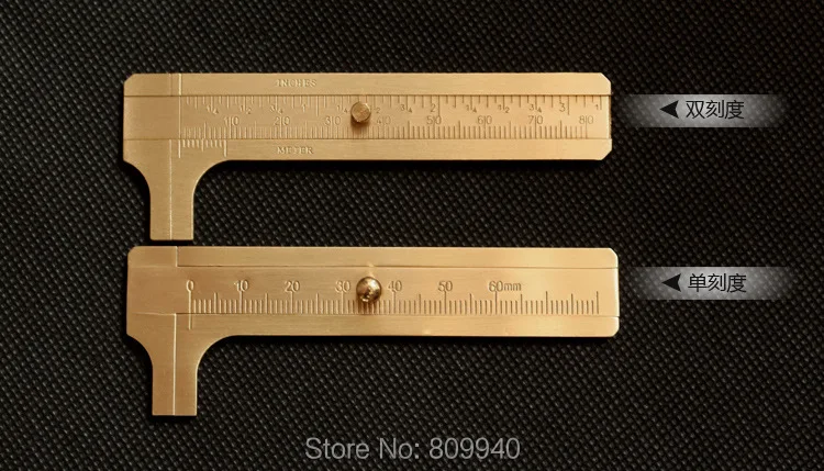 Латунный штангенциркуль манометр скользящий драгоценный камень инструмент для
