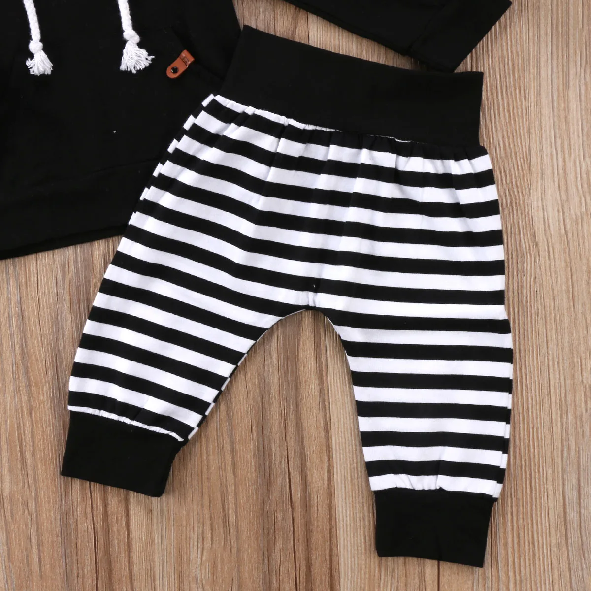 Одежда для новорожденных мальчиков и девочек осенняя теплая одежда с капюшоном +