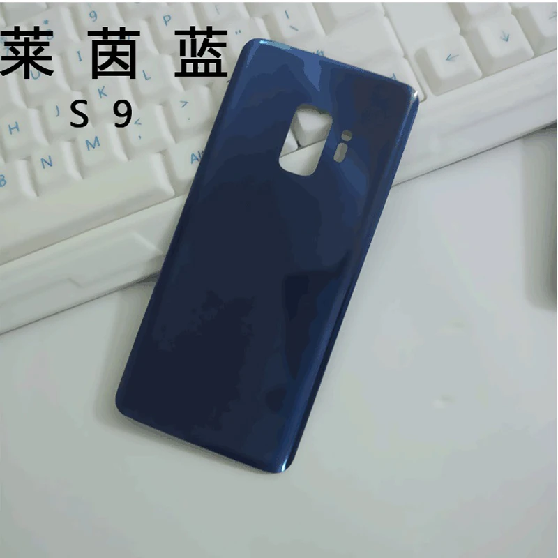 100% Новинка для SAMSUNG Galaxy S9 G960 G960F Plus + G965 Задняя крышка батареи Дверь стеклянная