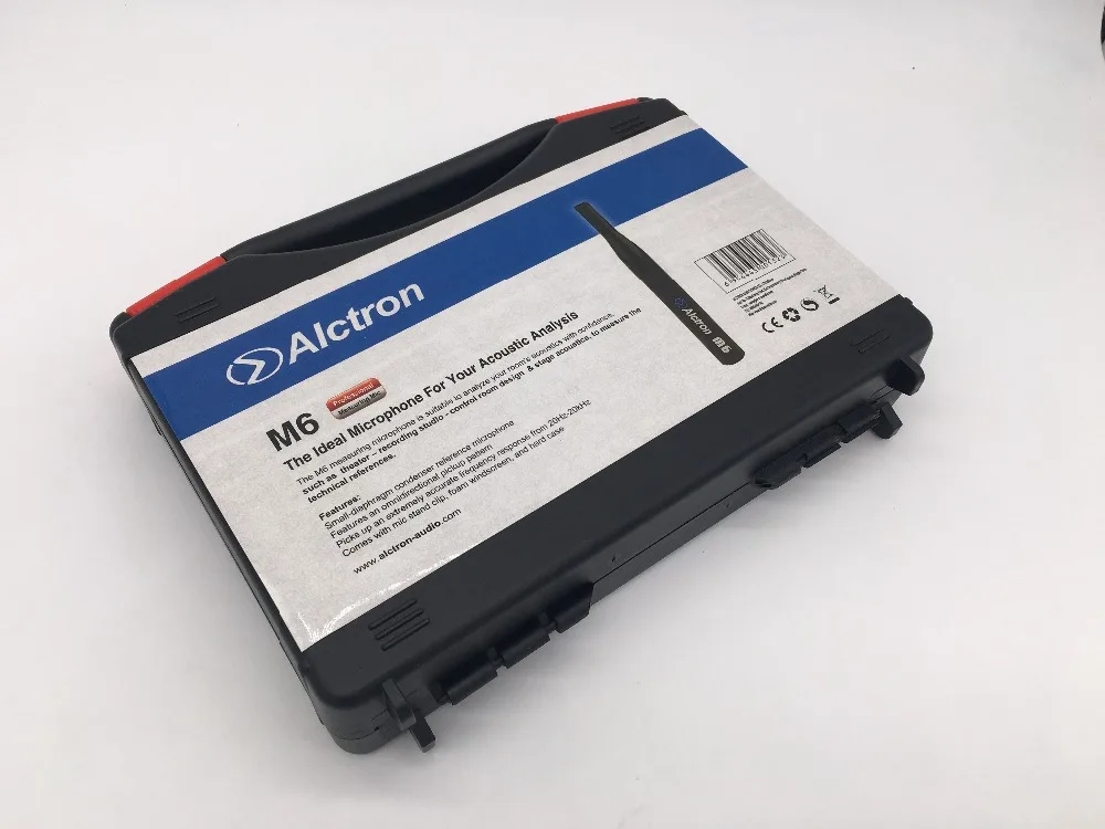 Alctron M6 измерительный микрофон, прецизионный конденсаторный микрофон для театра, студии записи, контрольной комнаты, сцены акустической