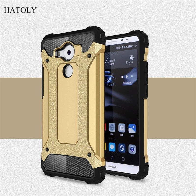 For Huawei Mate 8 Case Silicone Rubber Armor Shell Hard PC Back Phone Cover Protective | Мобильные телефоны и аксессуары