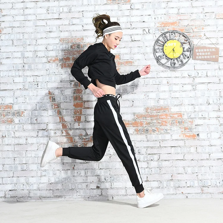 Осень-зима большой код открытый Фитнес бег спорт отдых свободные штаны новая