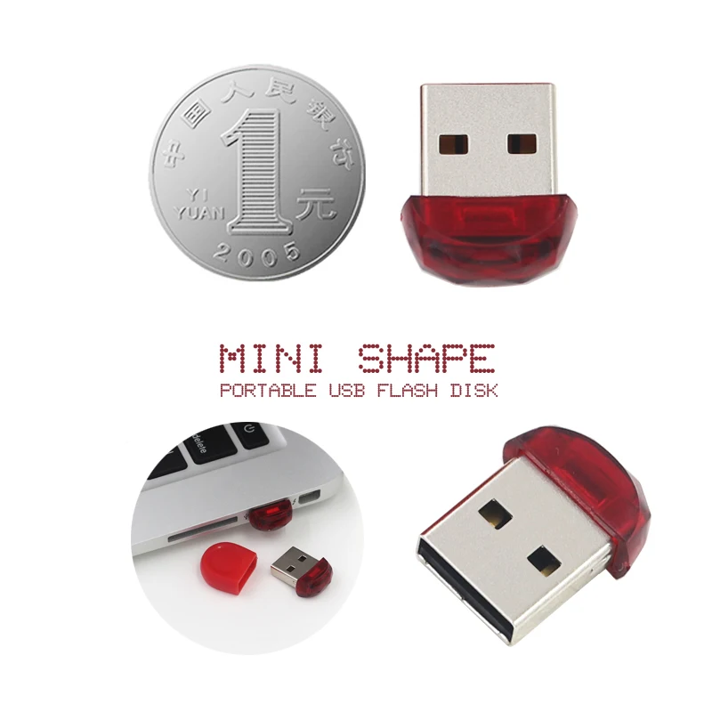 Супер мини флешка миниатюрный USB флэш накопитель Водонепроницаемый карта памяти