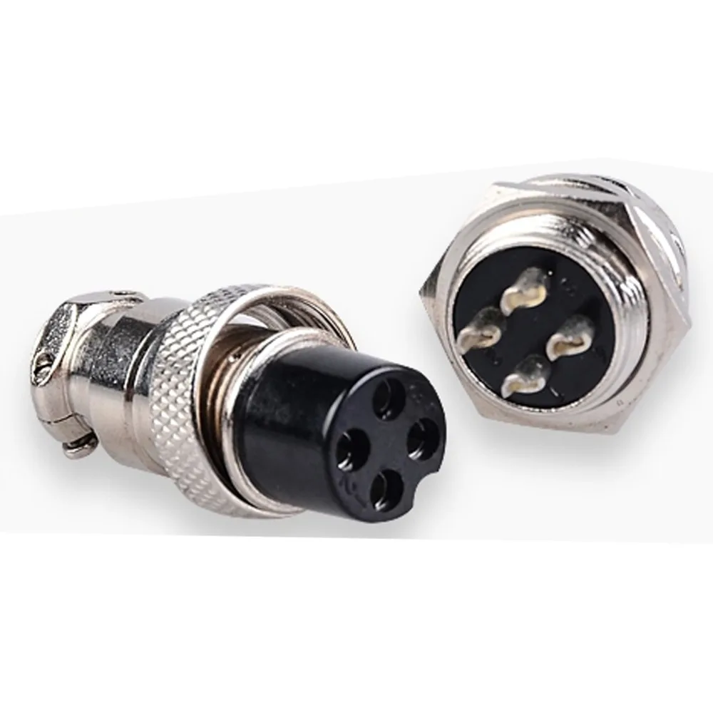 YIDATON 5 компл. XLR 4 Pin 12 мм аудио кабель Разъем шасси крепление B021 | Мобильные телефоны