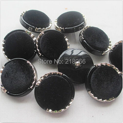 20 шт. черное бархатное пальто с пуговицами и отверстиями на спине швейные изделия