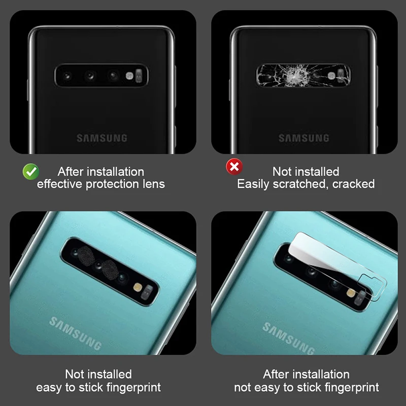 Камера защитное устройство для объектива samsung Galaxy S10 E Plus S10E объектив из