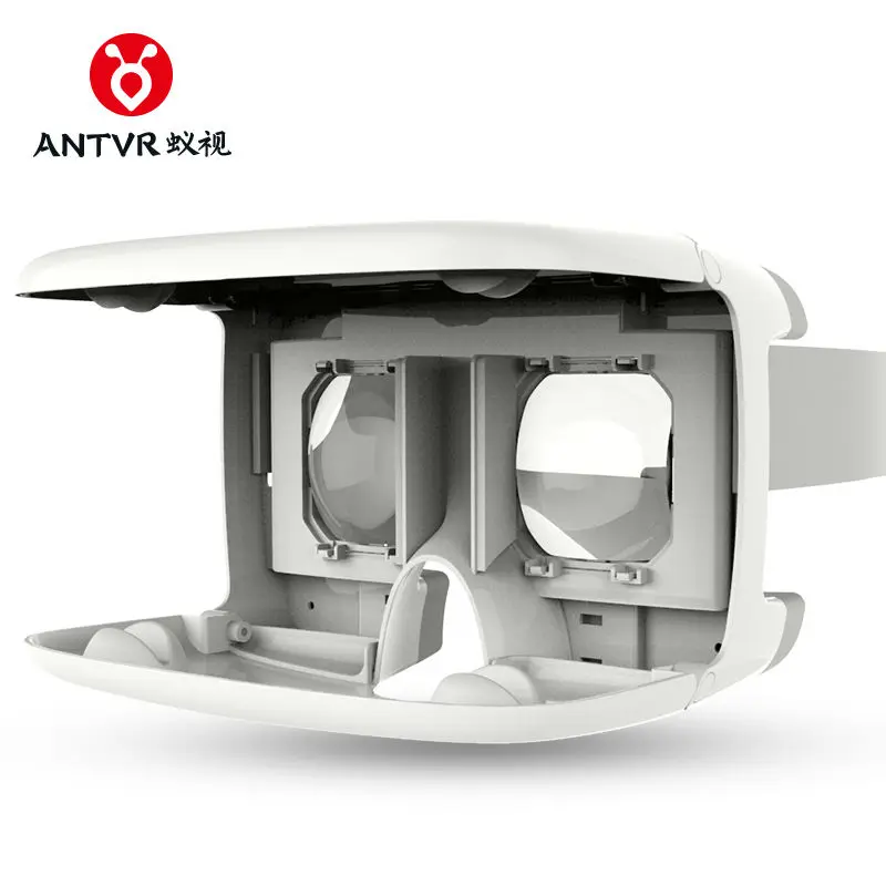 ANTVR 3d vr Box gear VR XiaoMeng Складные портативные очки для виртуального ПК белые очки виртуальной реальности для 4,7-6 дюймов iPhone samsung