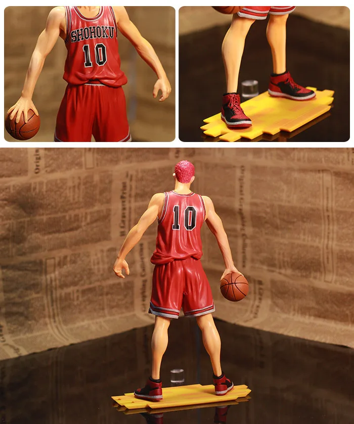 Аниме Slam Dunk Shohoku Sakuragi Hanamichi № 10 ПВХ экшн фигурки Баскетбол коллекционные предметы