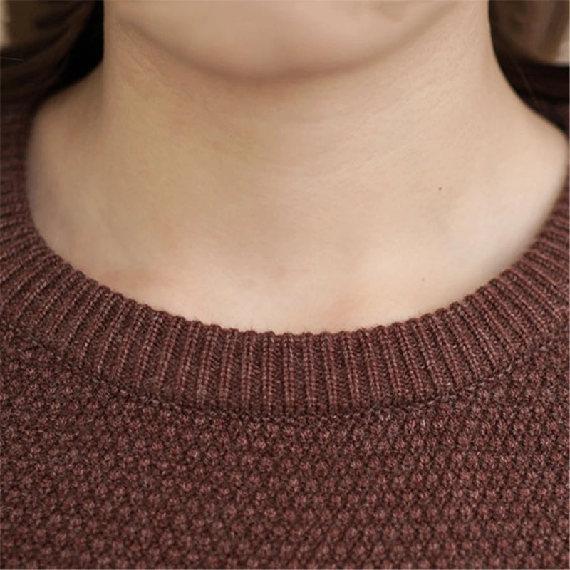 

2020 Autumn Winter Women Sweater New Fashion O-Neck Pullover Female Knitted Basic Tops Irregular Loose Knitwear Outerwear O21