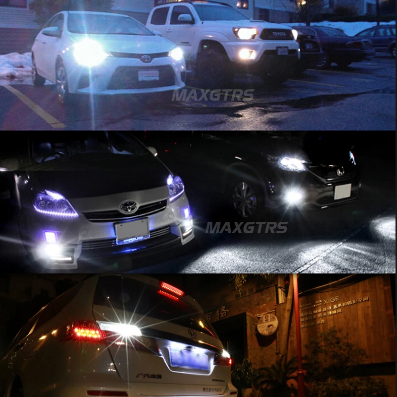2x S25 1157 BAY15D 30 Вт 50 80 Cree чип светодиодный лампы P21/5 заднего хода автомобиля хвост