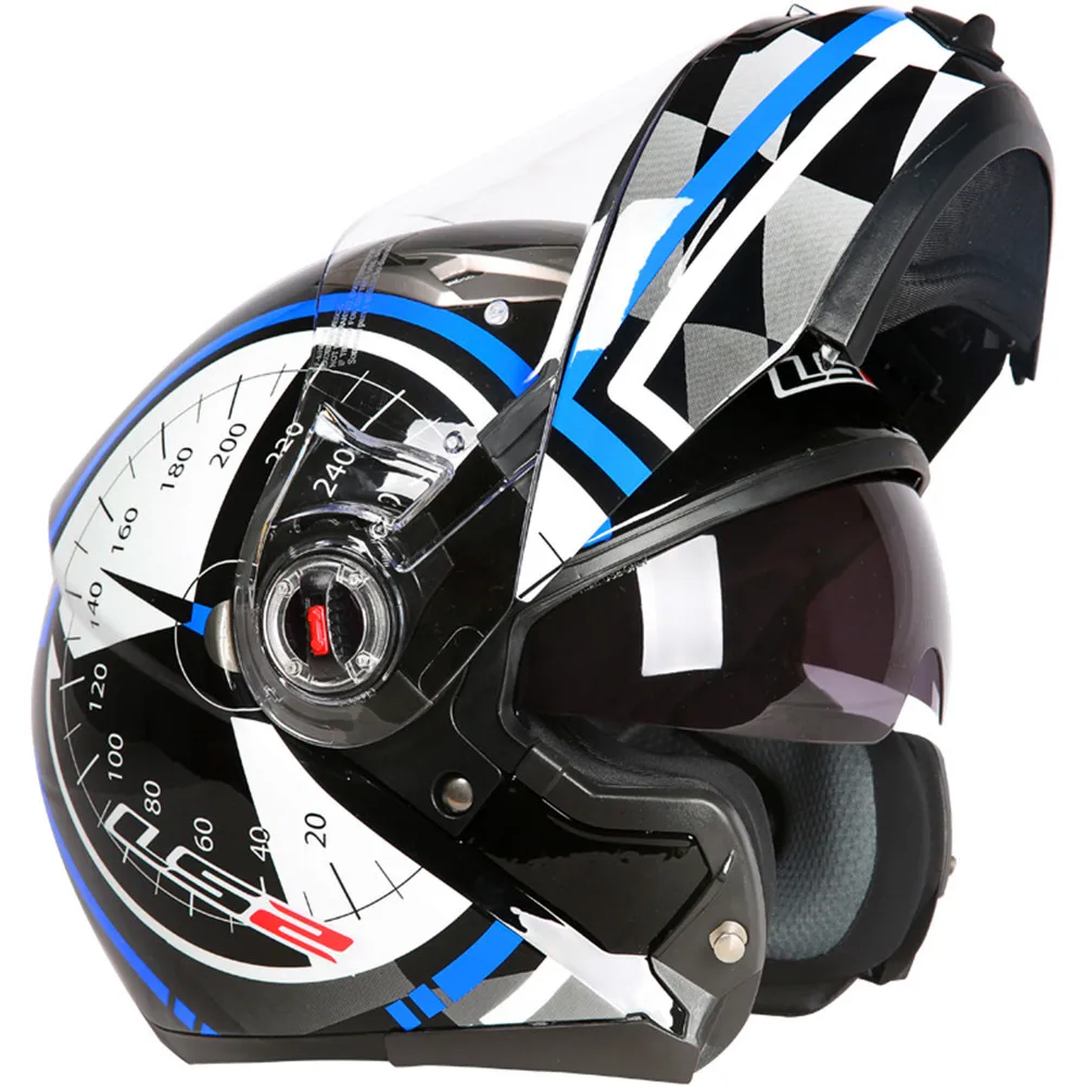 LS2 FF370 флип мотоциклетный шлем модульный мотошлем Casques двойные козырьки Capacete ls2