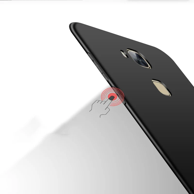 Чехол для Huawei G7 Plus силиконовый мягкий ТПУ противоударный чехол G 7 G7Plus матовый