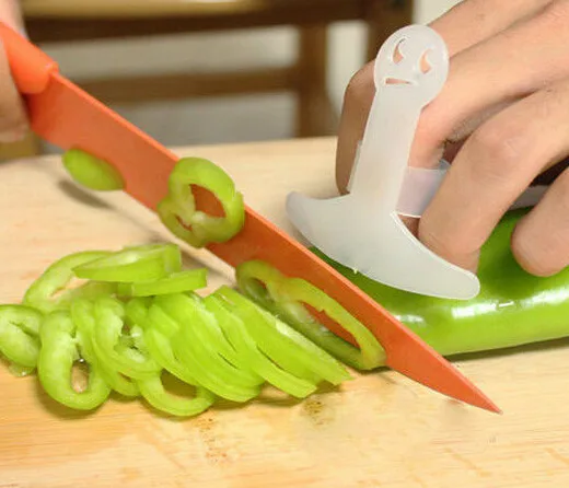Пластиковая защита для пальцев Защита ваших рук овощей аксессуары кухни|Защита - Фото №1