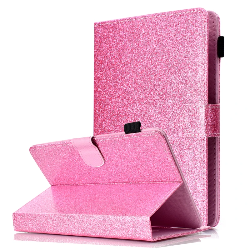 Универсальный чехол-подставка для 10-дюймового планшета с регулируемым размером слотов для карт кошка бабочка Единорог цветочный принт 9,7 10,5 10