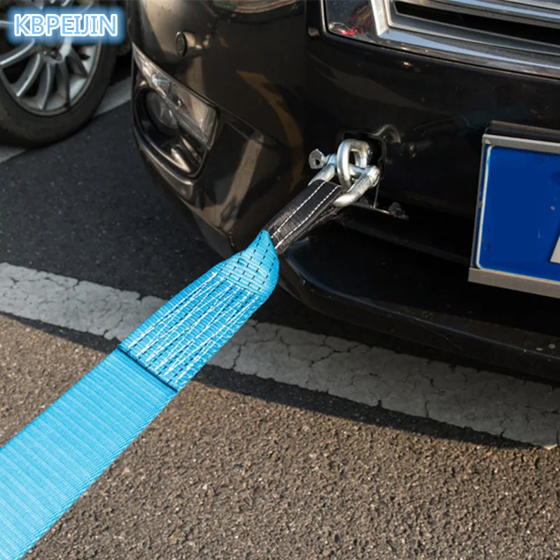 5 м 8 тонн автомобильный строительный трос с U образной стальной скобой для Chrysler 300c