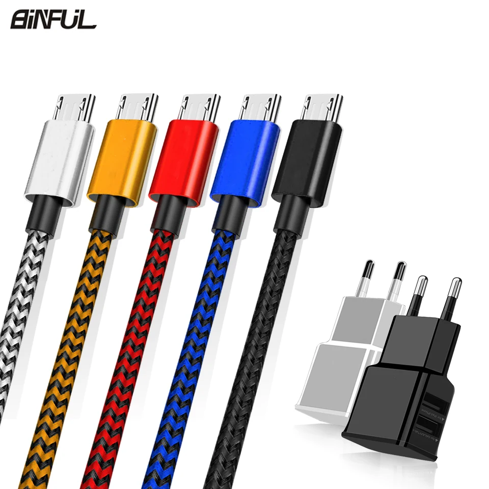 Micro USB зарядный кабель для Samsung Galaxy J3/J5/J7 2017 A3/A5/A7 2016 1/2/3 метра длинный зарядное