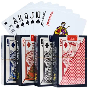 2 палубыпартия 100% ПВХ пластиковые новые шаблоны пластиковые водостойкие игральные карты баккара для игры в гольф карты; Настольные игры 58*88 мм карты