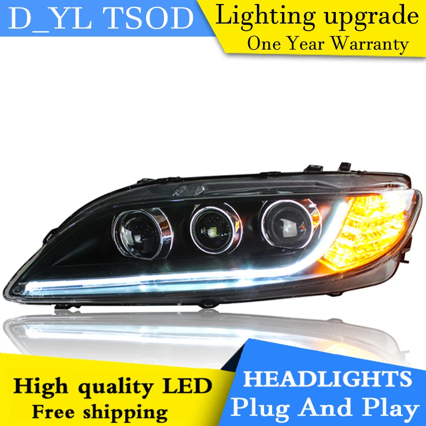 Стайлинга автомобилей головной светильник s для Mazda 6 2003 2014 светодиодный налобный