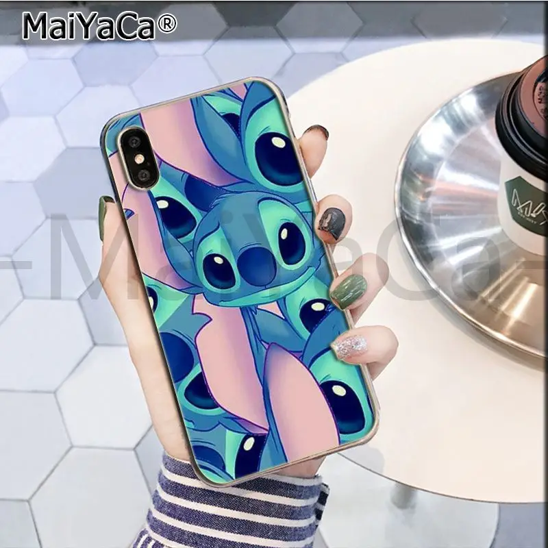 8 MaiYaCa милый мультфильм Лило Ститч Новое поступление Мода на продажу чехол для телефона для iphone 11 pro 8 7 66S Plus X 10 55S SE XR XS MAX - Цвет: 8