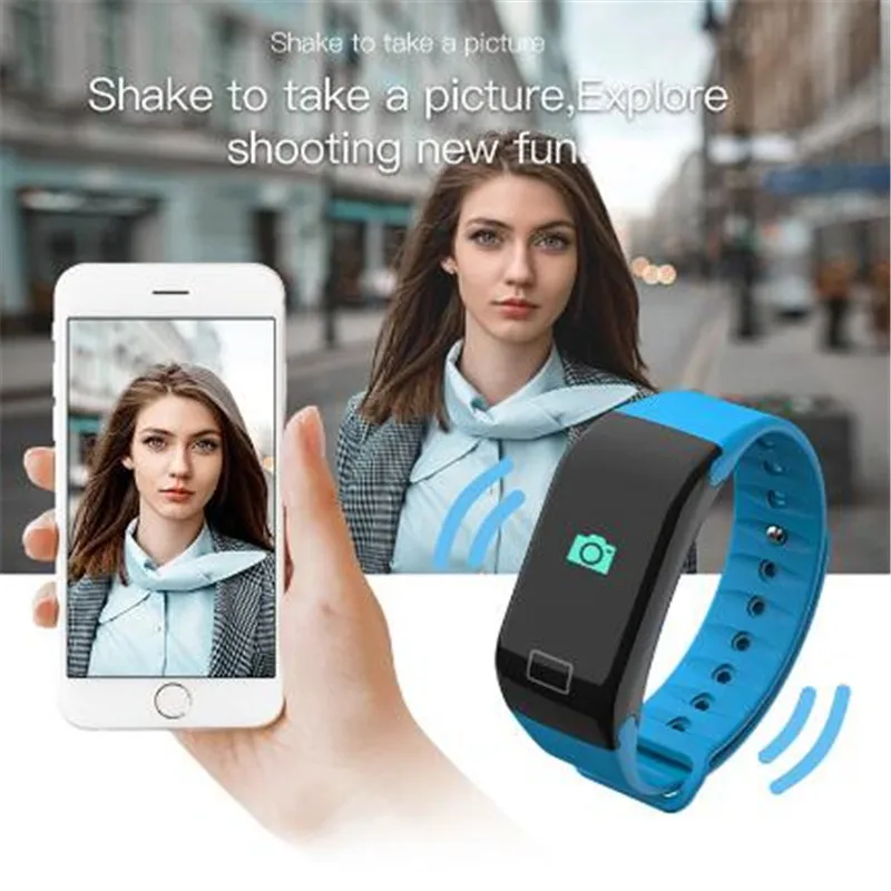 Смарт браслет Bluetooth F1 спортивный с шагомером PK M2 M4 ID107 ID115 K1 M3 B3 2020|Смарт-браслеты| |
