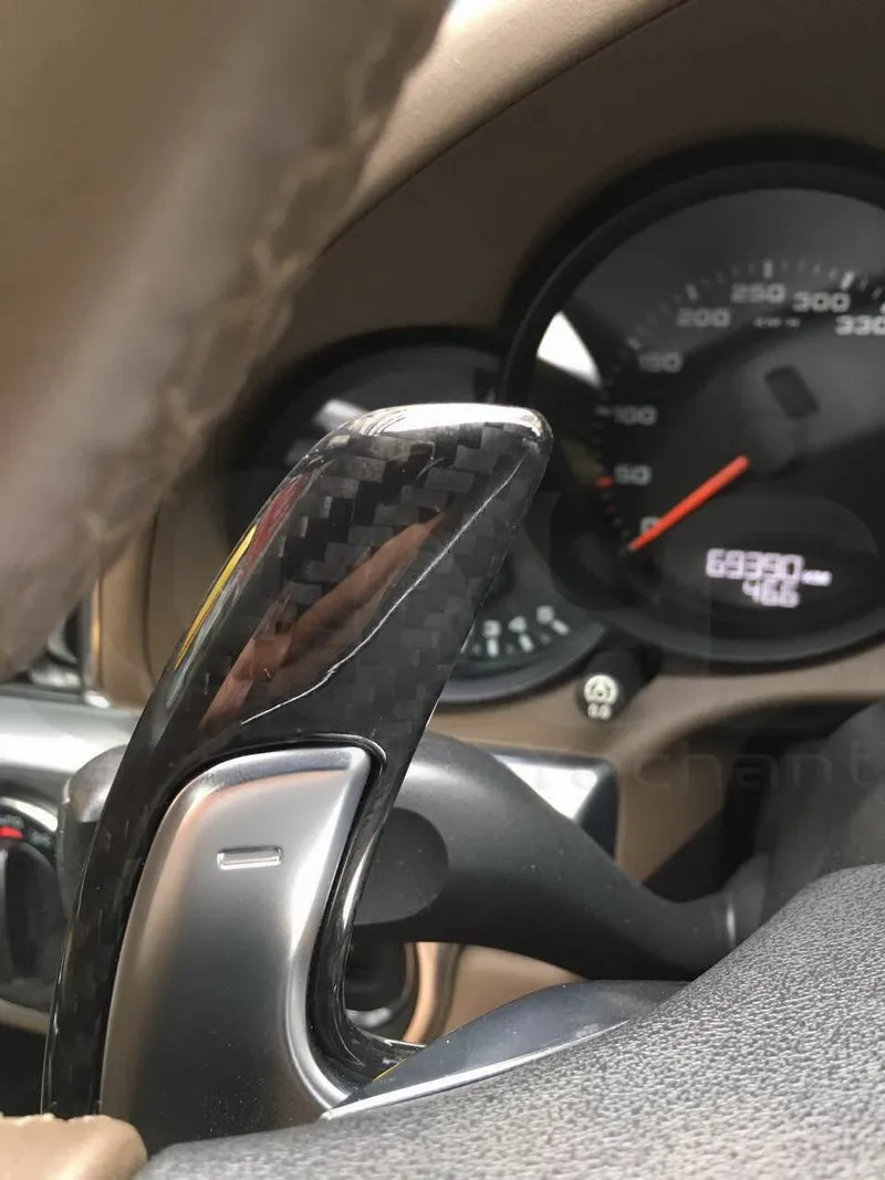 Сухой карбоновый переключатель Paddl подходит для 911 997 991 918 970 971 Panamera 958 Cayenne Sport