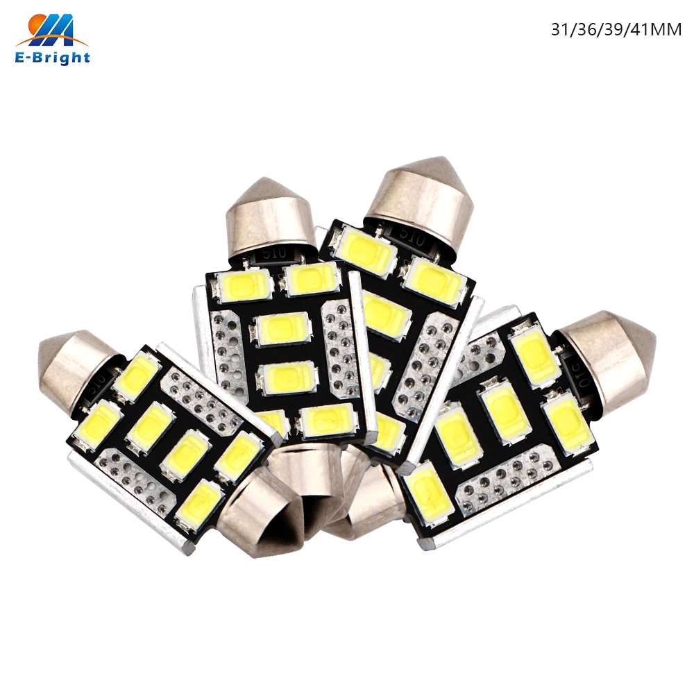 Светодиодная лампа-гирлянда C5W 5630 6 SMD 31/36/39/41 мм 10 шт. | Автомобили и мотоциклы