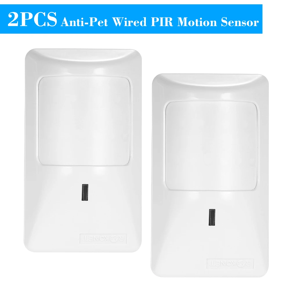 

Wired PIR Motion Sensor Alarm Anti-Pet Dual Infrared Detector Pet Immune For Home Burglar Security Alarm System