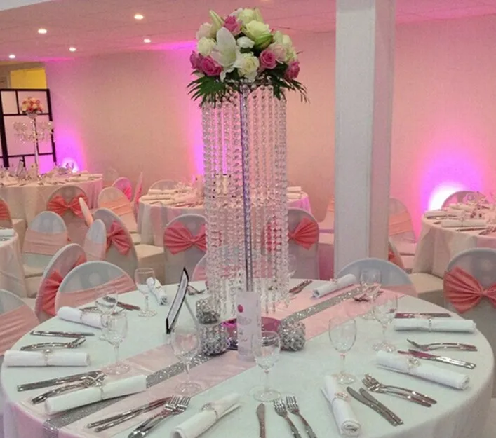 

1PCS/lot acrylic crystal wedding centerpiece /70cm tall / flower stand / Table decor / wedding supply