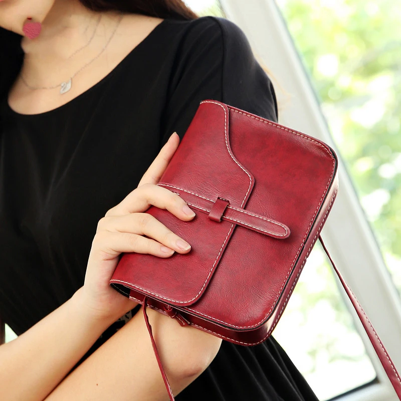 Сумки для девочек 2019 Новая модная женская сумка из искусственной кожи через