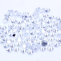 1000pcs aaaaa grade white 0 84 0mm cubic zirconia stone round cut loose cz stone synthetic gems for jewelry